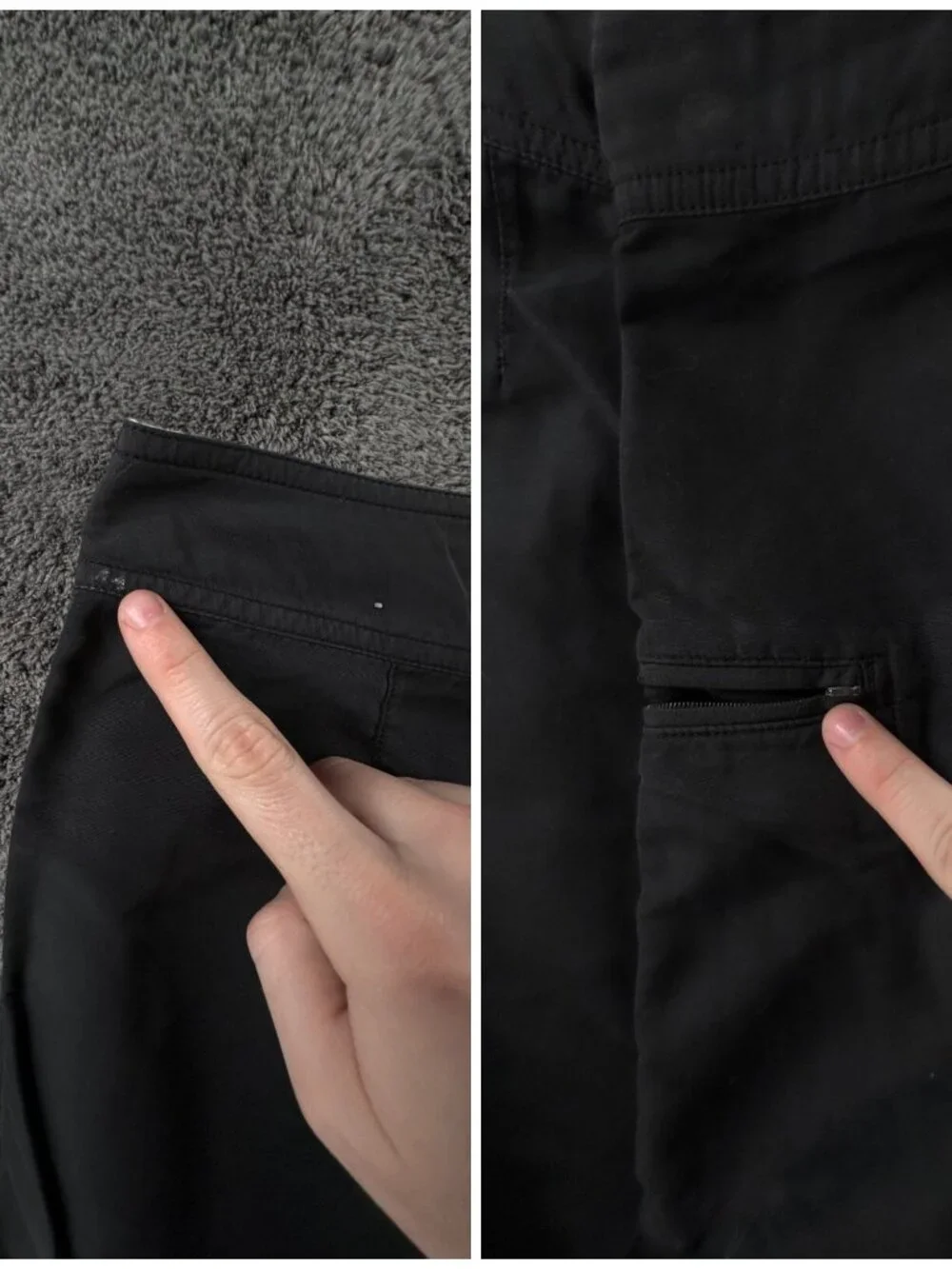 Patagonia Swim Trunk Men Board Shorts Adult Swimming Size 35 Nylon Dark Gray